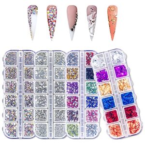 Glamorous diamond-accented acrylic nail designs for stylish and elegant nails