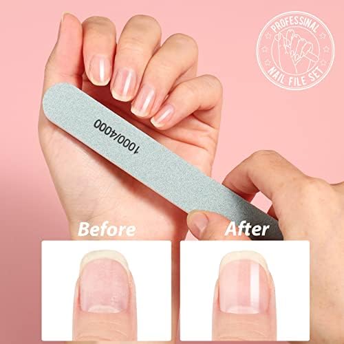 Acrylic Nail Shaping Kit with Fine-Grit File and Buffer for Home Salon Perfection - Image 6