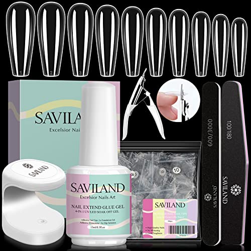 Beginner Acrylic Nail Kit for DIY Home Use with Complete Supplies