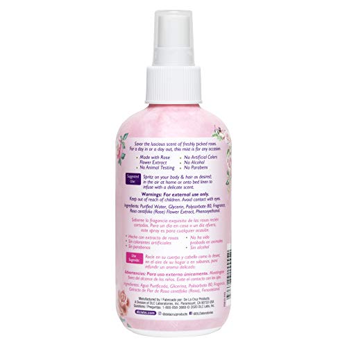 DIY Rose Water Hair Spray Kit for Hydration and Shine, 8 oz Capacity - Image 2