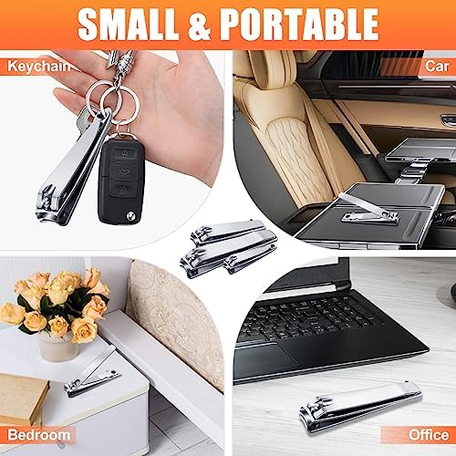 Dollar Tree Comfortable Grip Nail Clippers for Easy Fingernail Trimming - Image 2