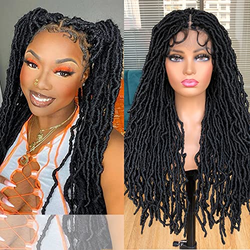 12 Inch 100% Human Hair Dreadlock Wig for Women, Natural Texture, Adjustable Fit