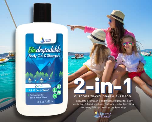 Eco-Friendly Shampoo and Shower Gel for All Hair Types, 16 oz - Image 5