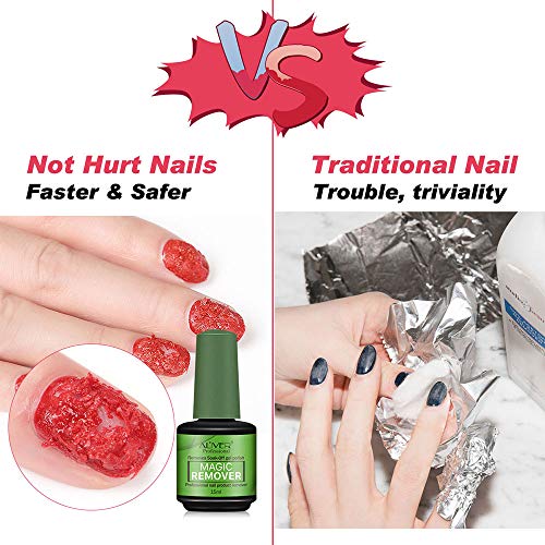 Gentle Gel Polish Remover for Acrylic Nails 15ml Easy Application - Image 8