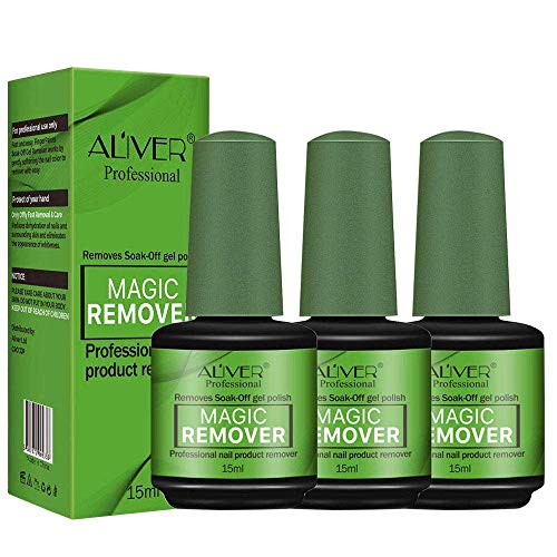Gentle Gel Polish Remover for Acrylic Nails 15ml Easy Application