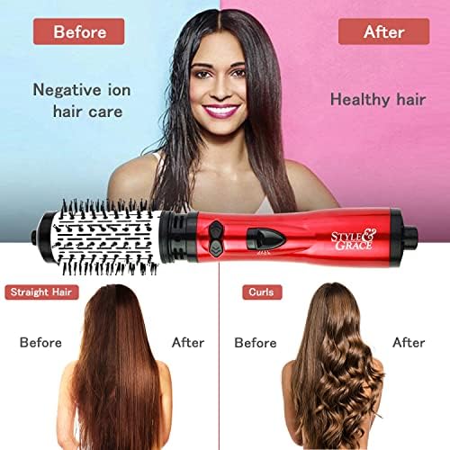 1.5-inch Electric Rotating Styling Brush for Effortless Volume and Smooth Hair - Image 6
