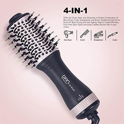Electric round hair brush for styling and smoothing hair. - Image 2