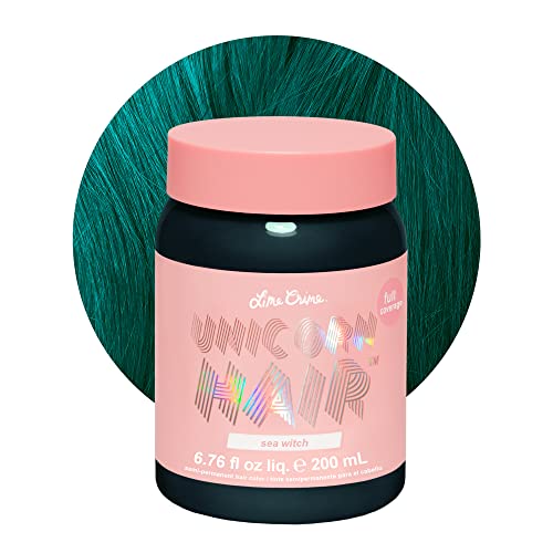 Vibrant Emerald Green Hair Color 4 oz with Argan Oil for Nourished Hair