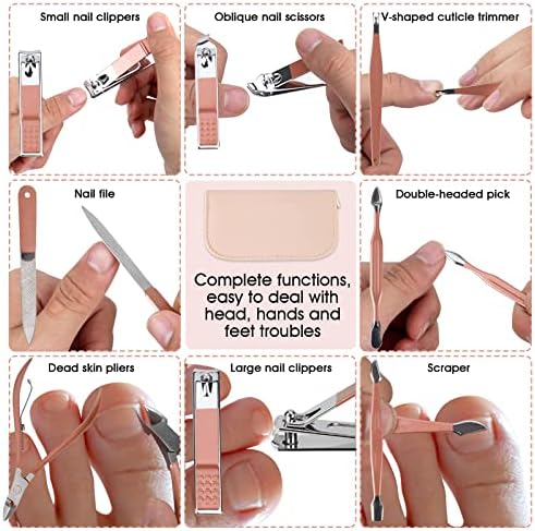 Ergonomic Rose Gold Nail Clippers for Effortless Nail Trimming with Comfort Grip - Image 5