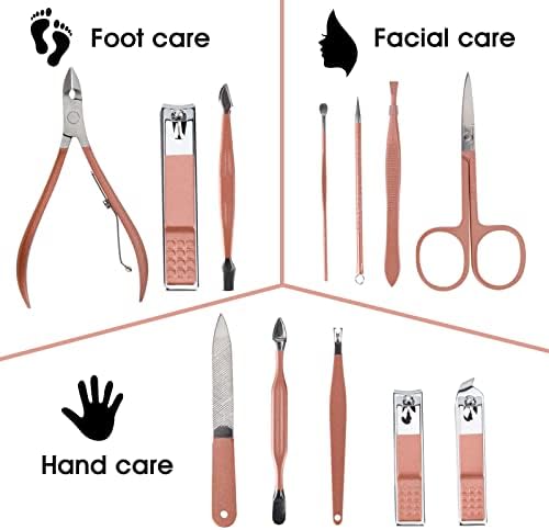 Ergonomic Rose Gold Nail Clippers for Effortless Nail Trimming with Comfort Grip - Image 2