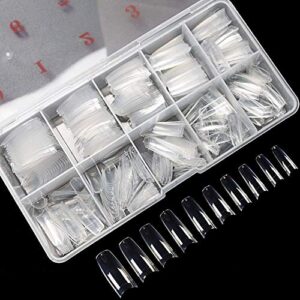 Durable Extended Acrylic Nails Kit 24 Pieces for Stylish, Long-Lasting Manicures