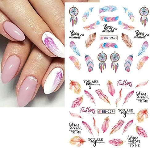 Beginner Feather Design Acrylic Nails Kit with Step-by-Step Tutorial - Image 6