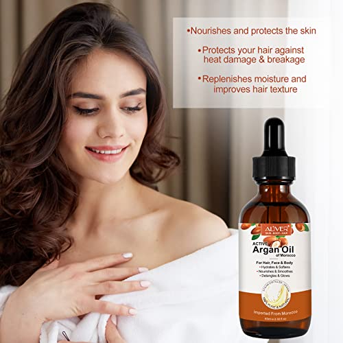 Feryal 4 oz Argan Oil Hair and Scalp Treatment for Nourished Healthy Hair - Image 5