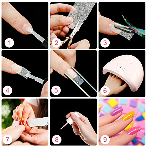 30 Piece Set Fiberglass Acrylic Nail Extension Kit for Strong, Durable Enhancements - Image 4