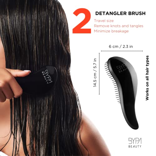 Gentle Styling Brush and Comb Set for Fine Hair Care - Image 3
