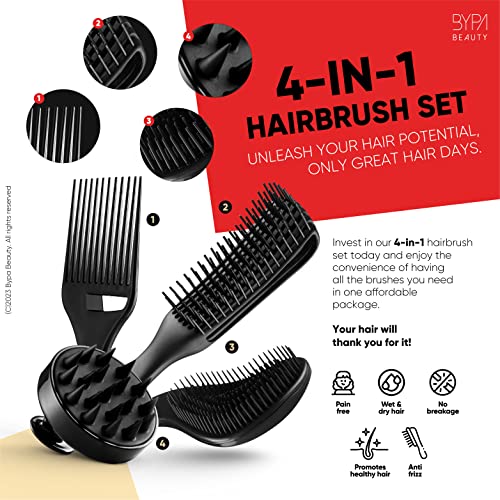 Gentle Styling Brush and Comb Set for Fine Hair Care - Image 7