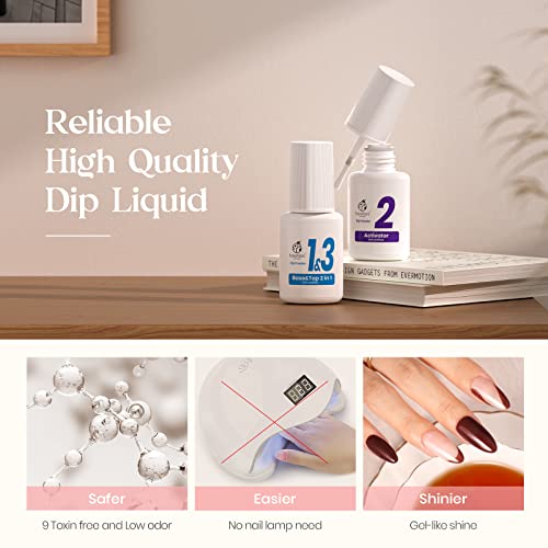 15ml Long-lasting Nail Dip Powder for Fingernails Easy Application - Image 6
