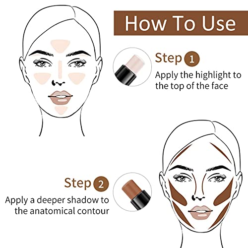 Firm Contour Cream Foundation for Sculpting and Definition - 1.0 oz Smooth Finish - Image 3