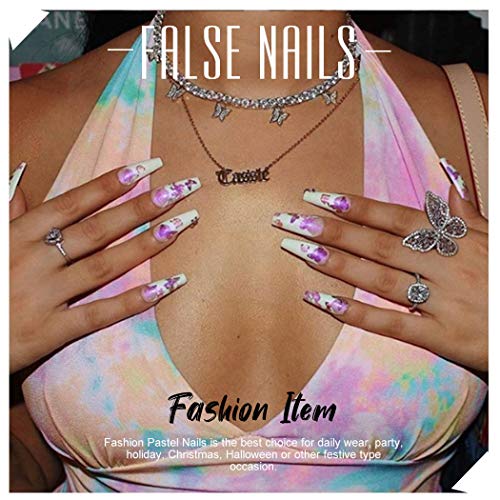 24 Piece Flame Inspired Acrylic Nail Art Design for Stunning Nail Makeovers - Image 6