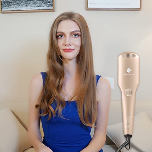 Heat-Resistant Flat Hair Brush for Effortless Smoothing and Straightening - Image 4