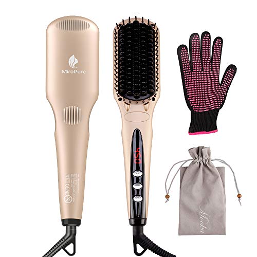 Heat-Resistant Flat Hair Brush for Effortless Smoothing and Straightening - Image 7