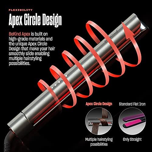 Professional Flatiron and Hair Dryer Set with Heat Protection for All Hair Types - Image 2