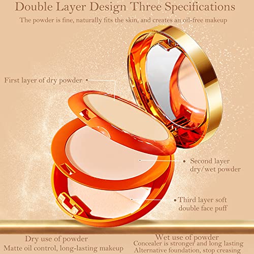 Flawless Pressed Powder Foundation for Perfect Skin Finish - Image 3