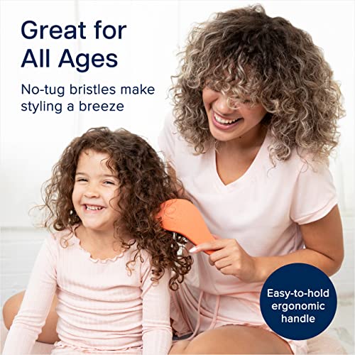 Flexi Glide Detangling Brush for All Hair Types with Ergonomic Handle - Medium Size - Image 5