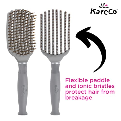Detangling Flexible Hair Brush for Effortless Styling and Smooth, Tangle-Free Hair - Image 6