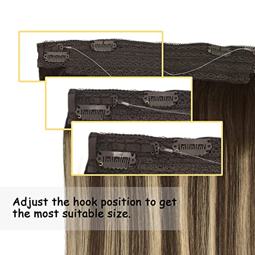 18 Inch Flip-In Human Hair Extensions for a Natural Look, Easy Application - Image 4