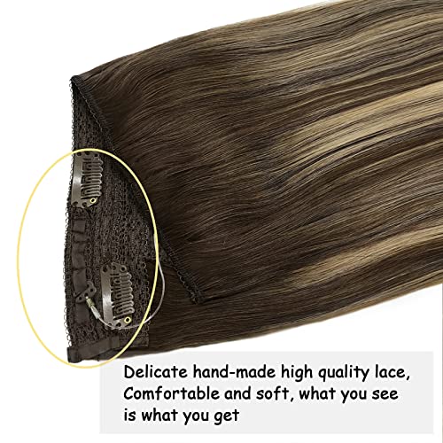 18 Inch Flip-In Human Hair Extensions for a Natural Look, Easy Application - Image 5