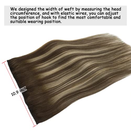 18 Inch Flip-In Human Hair Extensions for a Natural Look, Easy Application - Image 6