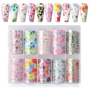 Floral Gel Nail Art Kit: 10 Unique Creative Designs for Stunning Nails