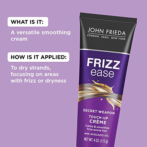 8 oz Frizz Control Cream for Curly Hair, Smooths and Defines Curls - Image 3