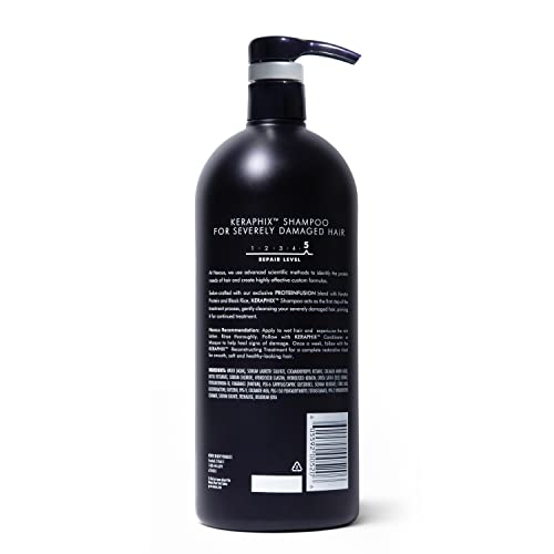 Frizz Control Shampoo with Bio Keratin Formula for Smooth Shiny Hair 12 oz - Image 2