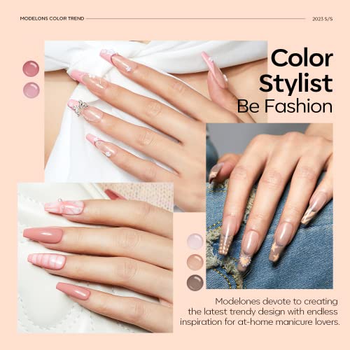 Academy Of Colour 6-Color Gel Nail Kit with UV Lamp for Salon-Quality Home Manicures - Image 4