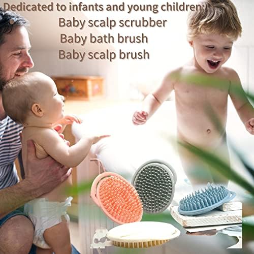 Soft Baby Scalp Brush for Gentle Exfoliation and Healthy Hair Growth - Image 2