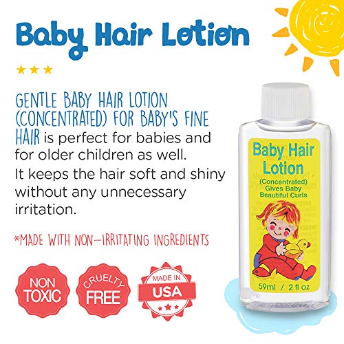 Gentle Baby Hair Styling Lotion 8 oz Softens and Smooths for All Hair Types - Image 4