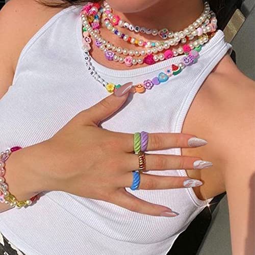 Sparkling Almond Shaped Acrylic Nails Set for Beautiful Nail Art and Design - Image 2
