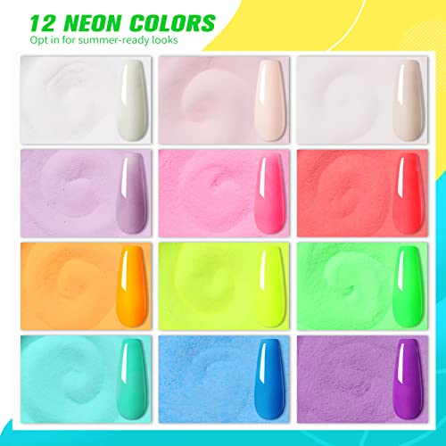 Glow-in-the-Dark Acrylic Nails for Easy Application and Long-Lasting Wear 20 Count - Image 4