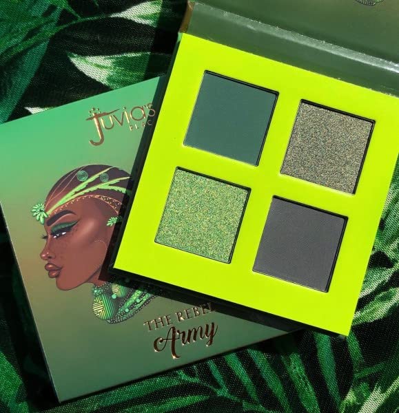 Green Army Eyeshadow 2g Compact Long-lasting Highly Pigmented for Bold Looks - Image 5