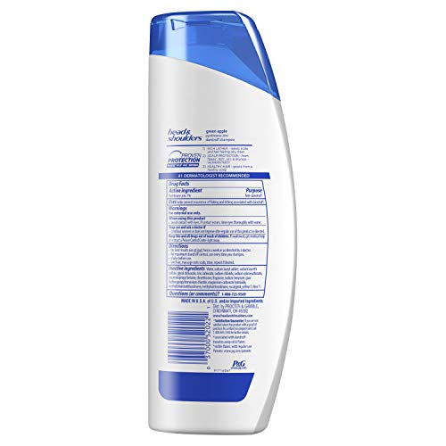 12 oz Green Bottle Anti-Dandruff Shampoo for Effective Flake Control and Gentle Scalp Care - Image 2