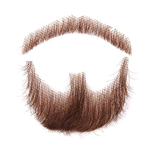 Hair beards made from human hair.