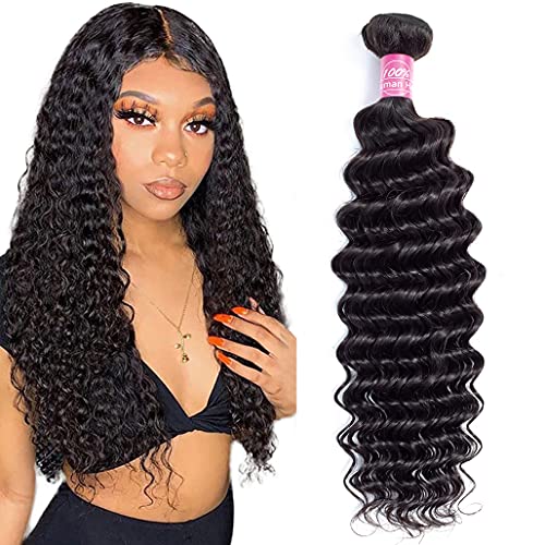 Hair blend bundles with human hair.