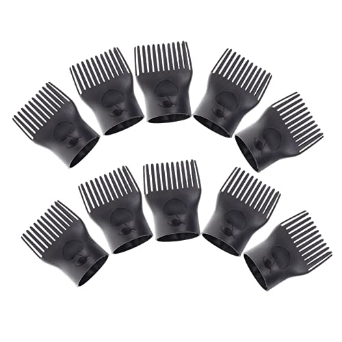 Hair pick attachment for blow dryers.