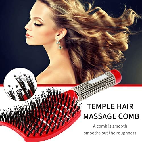 Gentle Ceramic Hair Straightening Brush for Smooth Styling, All Hair Types - Image 6