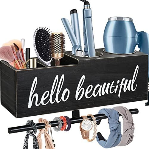 Heat-Resistant Hair Tool Organizer for Flatiron and Blow Dryer