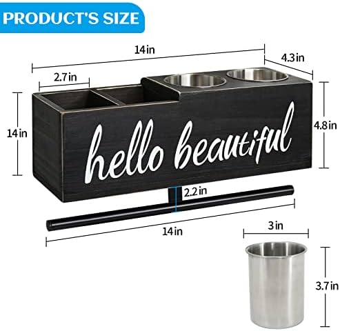 Heat-Resistant Hair Tool Organizer for Flatiron and Blow Dryer - Image 6
