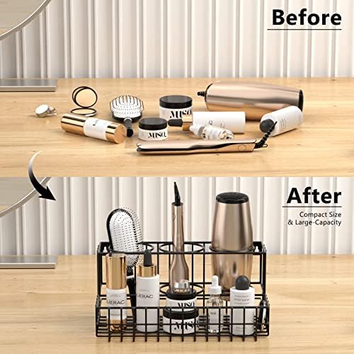 Compact Curling Iron and Blow Dryer Hair Styling Tool Storage Organizer - Image 4