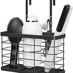 Premium Flatiron and Blow Dryer Hair Tool Organizer with Multiple Storage Compartments